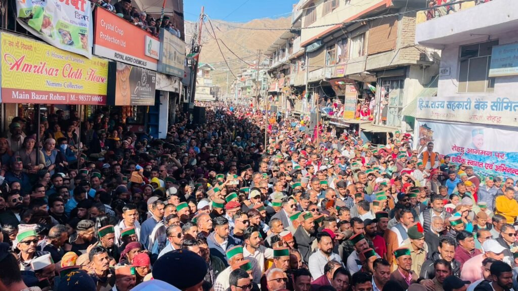 rohru statue inauguration sandour bridge virbhadra singh2